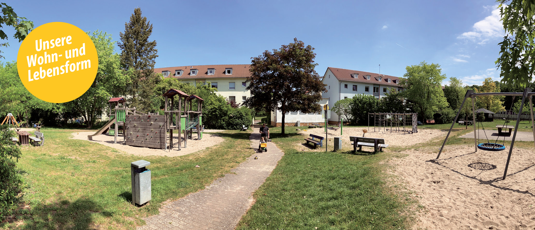 Gemeinsames Beisammensein im Garten
